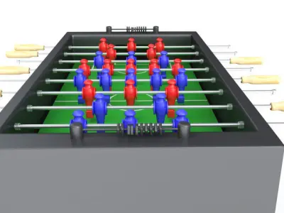Soccer Table 3D model