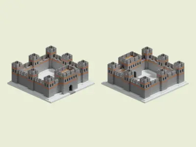 Dwarven Walls 3D model