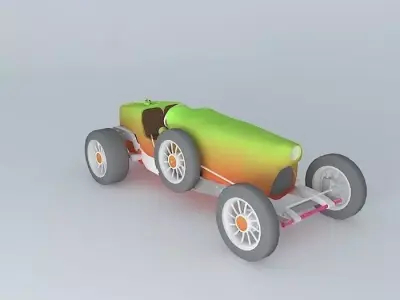 Bugatti 35B modified Free 3D model