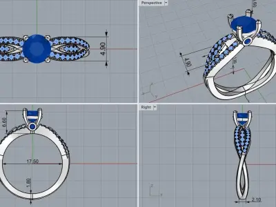 ring code 15 3D print model