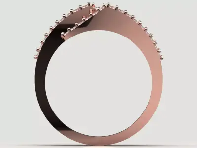 Luxury Womens stl 3dm Ring Jeweler jr00220 3D print model