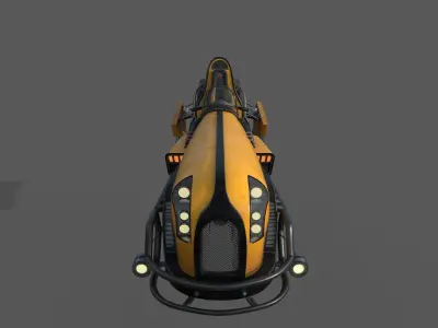 Dieselpunk Overcraft 3D model