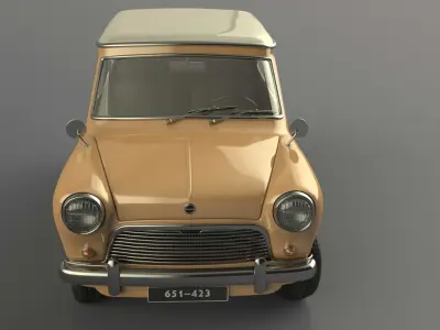 Vintage Car 3D Model 3D model
