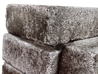 Pile Of Bricks - 8K UHD Low-poly 3D model