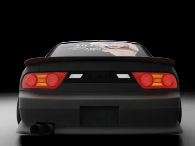 Nissan 180SX 3D model