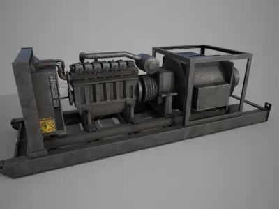 Diesel Generator 3D model