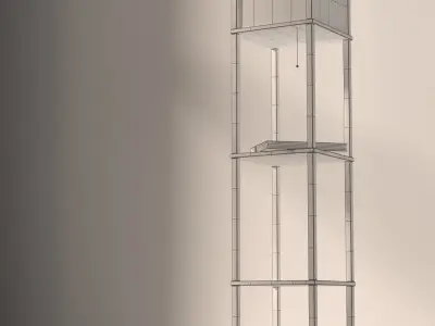 Wright Shelf Floor Lamp Free 3D model