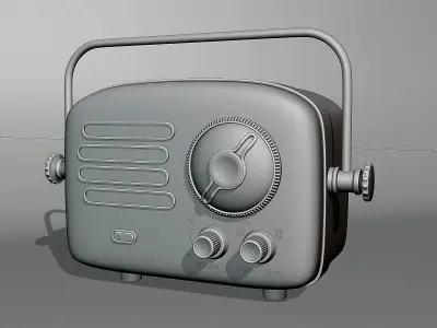Portable radio Xiaomi Elvis Presley 2 3D model