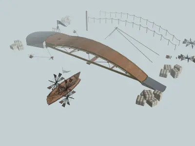 BRIDGE PuentE Reflex CITY  STONE 3D print model