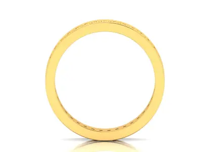 Band 3dm Render Details gold wedding with diamonds 3D print model purchase
