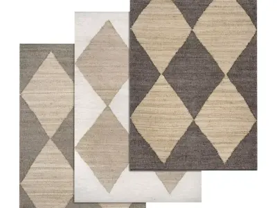 Rug Set 1871 3D model