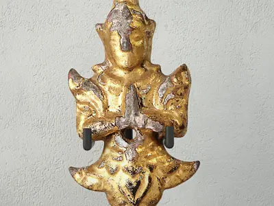 19th-C Thai Gilded Angels 3D model