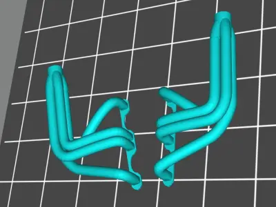 Chevrolet Small Block ITB Engine 3D print model