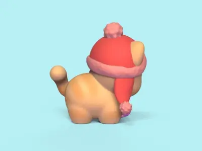 Winter Cats 3D print model