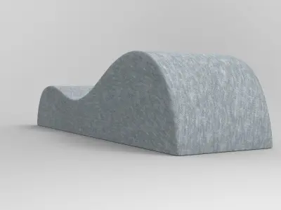 Glos Stool Low-poly 3D model