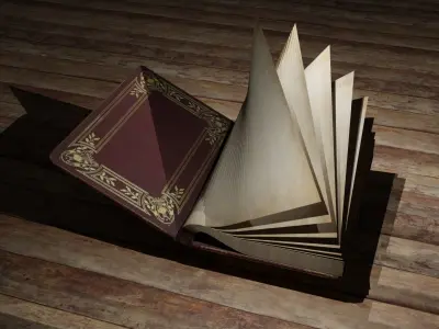 3d Animation book Texture