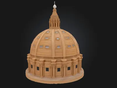 Dome Model  Classic Geometry for Grand Architectural Statements 3D model