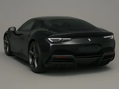 Ferrari Ombra roadster  3D model