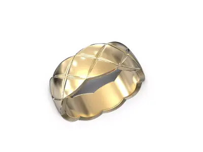 Chanel ring 3D print model
