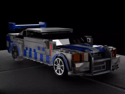 3d model of toyota constructor 3D model