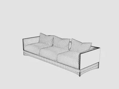 Modern Luxury Sofa Free 3D model