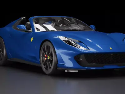 2023 Ferrari 812 Superfast 3D model