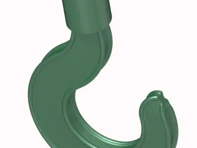 Kids Engineering Crane Hook 3D print model