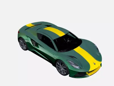 Lotus Emira 2026 Modern Mid-Engine Sports Coupe 3D model
