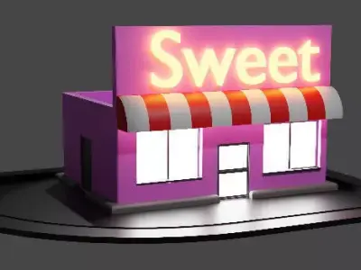 sweet shop model 3D model