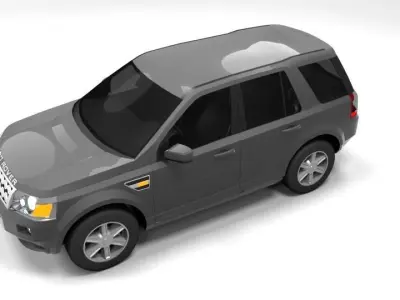 LAND ROVER FREELANDER 2011LOWPOLY Low-poly 3D model