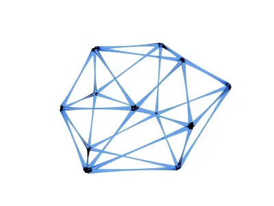 Straching Object Using MoGraph Animation Low-poly 3D model