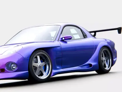 VeilSide Andrew V Wheels 3D model