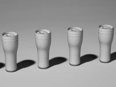 THERMAL COFFE GLASS 3D model