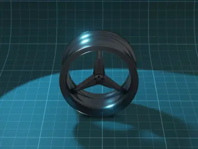 Mercedes wheel rim 3D model