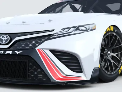 Toyota Camry Nascar Nextgen 2022 Template 3D model