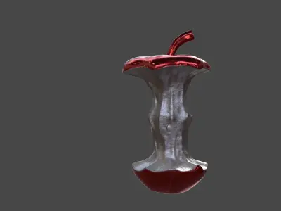 Sweet Apple Modern Sculpture 3D model