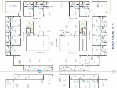 residential complex complete project revit 3D model