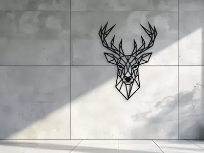 Bundle 38 Designs Deer Wall Art Files  3D model