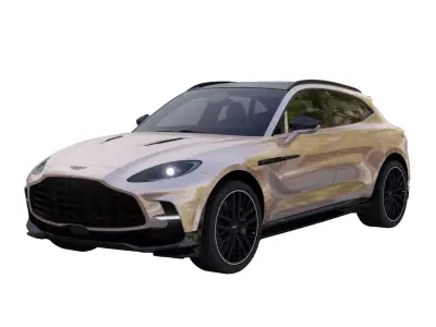 Aston Martin DBX 707  Low-poly 3D model