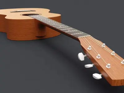 Acoustic Guitar 3D model