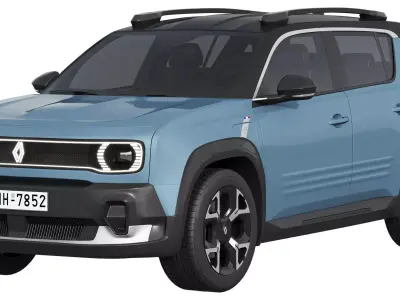 Renault 4 E-Tech 3D model