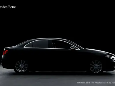 Mercedes-Benz A-CLASS V177 A200 Progressive line 3D model