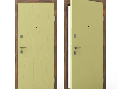 Lekelun Door 3D model