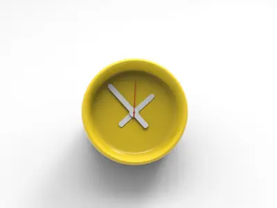 Celo Table Clock Low-poly 3D model