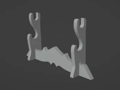 Katana and Sheath Stand 3D print model