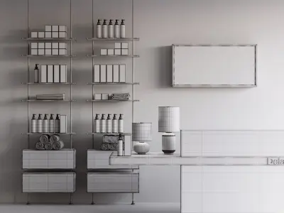 Retail Interior Store 3D Design 3D model