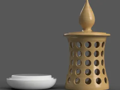 Elegant Lantern STL File for Cozy Home Decoration 3D print model