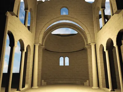 Alahan Monastery 3D model