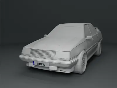 Proton Saga Megavalve Low-poly 3D model