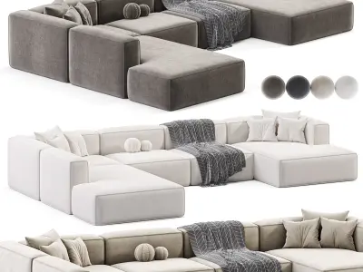 Sofa modulowa 3D model
